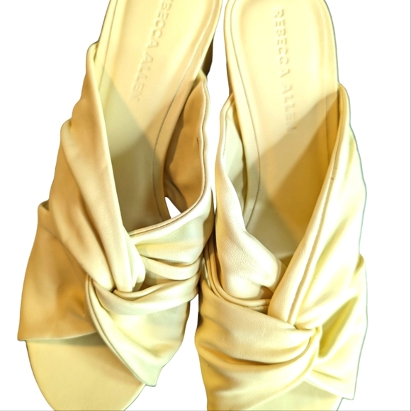 Rebecca Allen The Twist, Citrine Leather ... Size 8.5 - Picture 5 of 10